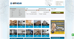 Desktop Screenshot of byty-melnik.com